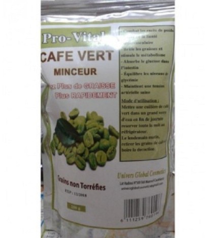 PROVITAL CAFE VERT MINCEUR 250G
