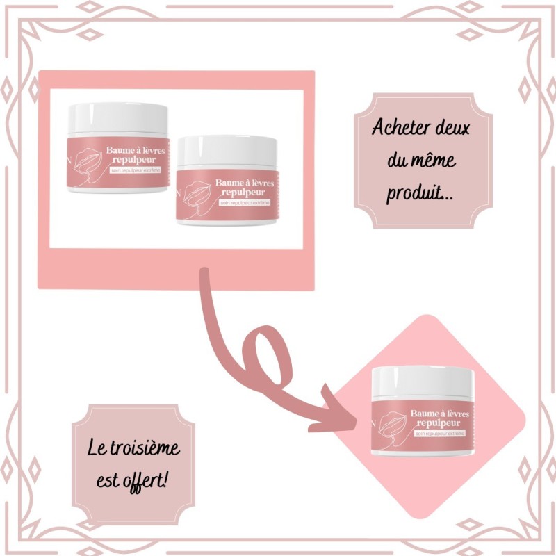 PULPON Baume à Lèvres Repulpeur 2 Achetés  égal  1 Offert