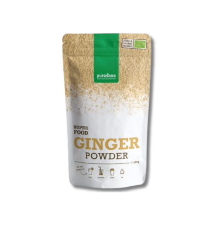 Purasana – Gingembre bio en poudre – 200 G