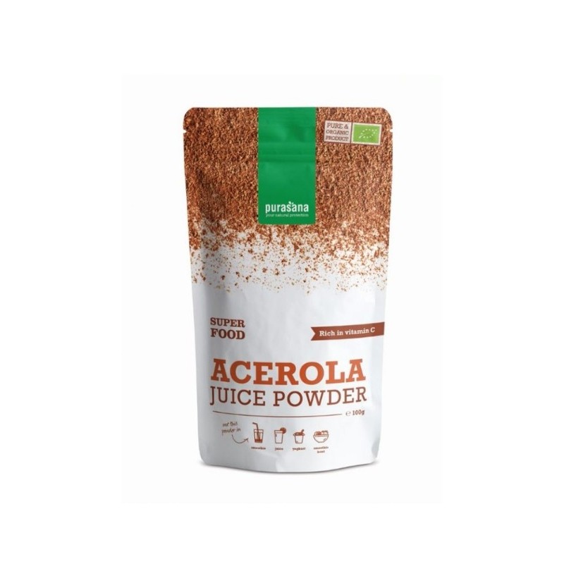 PURASANA POUDRE D’ACEROLA 100G