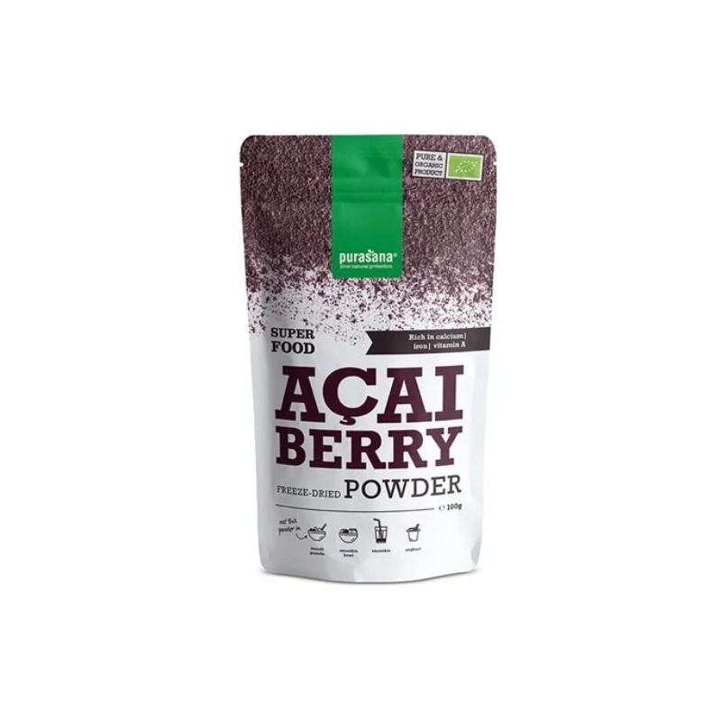 PURASANA POUDRE DE BAIE D’AÇAI 100G