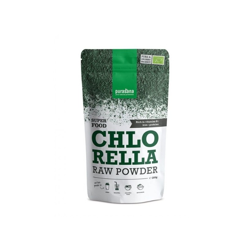 PURASANA POUDRE DE CHLORELLA 200G