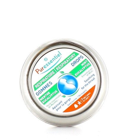 PURESSENTIEL  Gommes Menthe-Eucalyptus Respiratoire 45gr