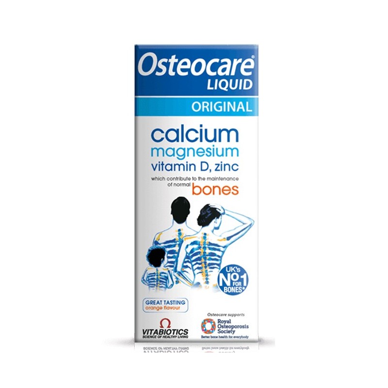 Vitabiotics – Osteocare Calcium Magnésium Zinc Vitamine D3 Liquide – 200ml