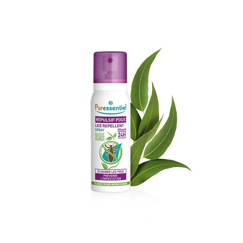 PURESSENTIEL – ANTI POUX SPRAY RÉPULSIF 24H 75ml