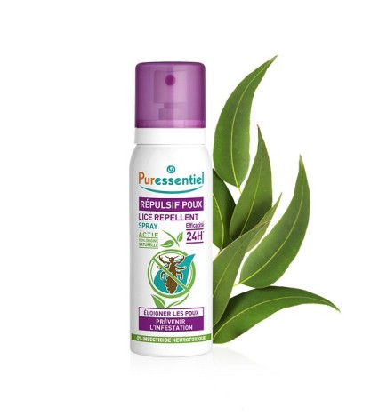 PURESSENTIEL – ANTI POUX SPRAY RÉPULSIF 24H 75ml