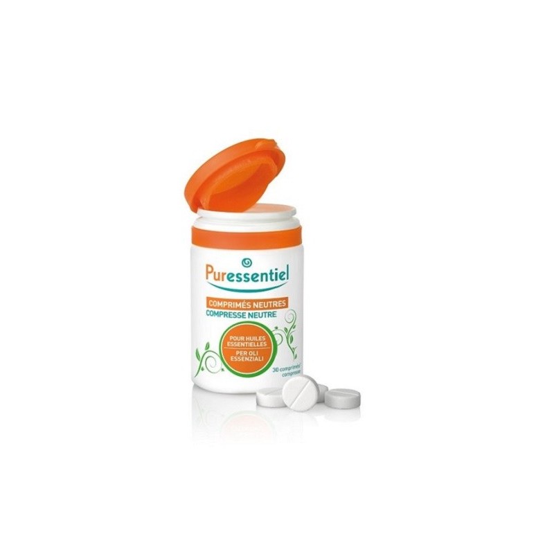 PURESSENTIEL 30 Comprimés Neutres pour Huiles Essentielles