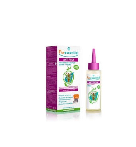 Puressentiel anti-poux traitement complet lotion – flacon de 100 ml