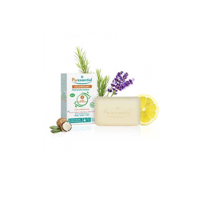 Puressentiel assainissant savon surgras 100g