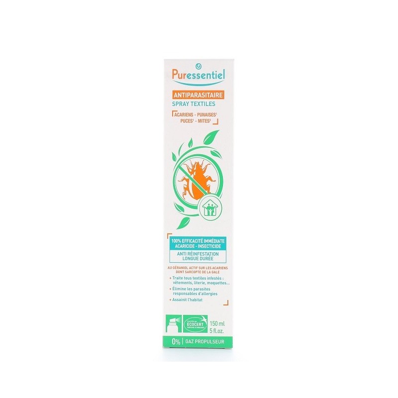 Puressentiel Assanissant Spray Textiles Antiparasitaire 150ml