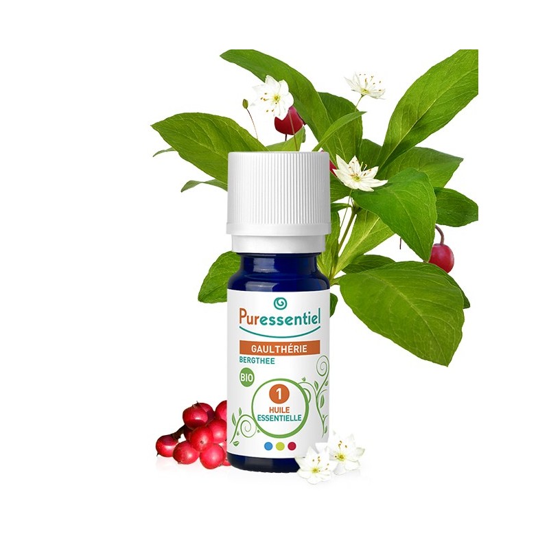 PURESSENTIEL Huile Essentielle Gaulthérie BIO 10ML