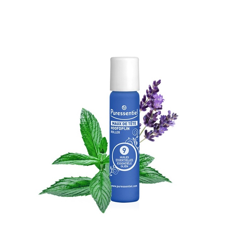 PURESSENTIEL Maux De Tete roller 9 H.E 5ml