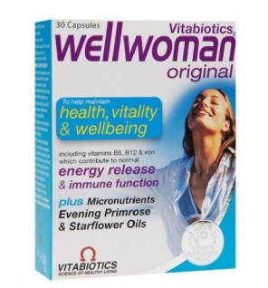 VITABIOTICS WELLWOMAN ZINC ORIGINAL 30 CAPSULES