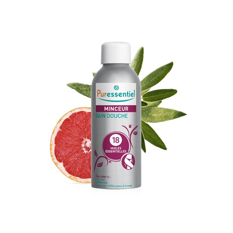 Puressentiel Minceur bain Douche 18 Huile Essentielle 100 Ml