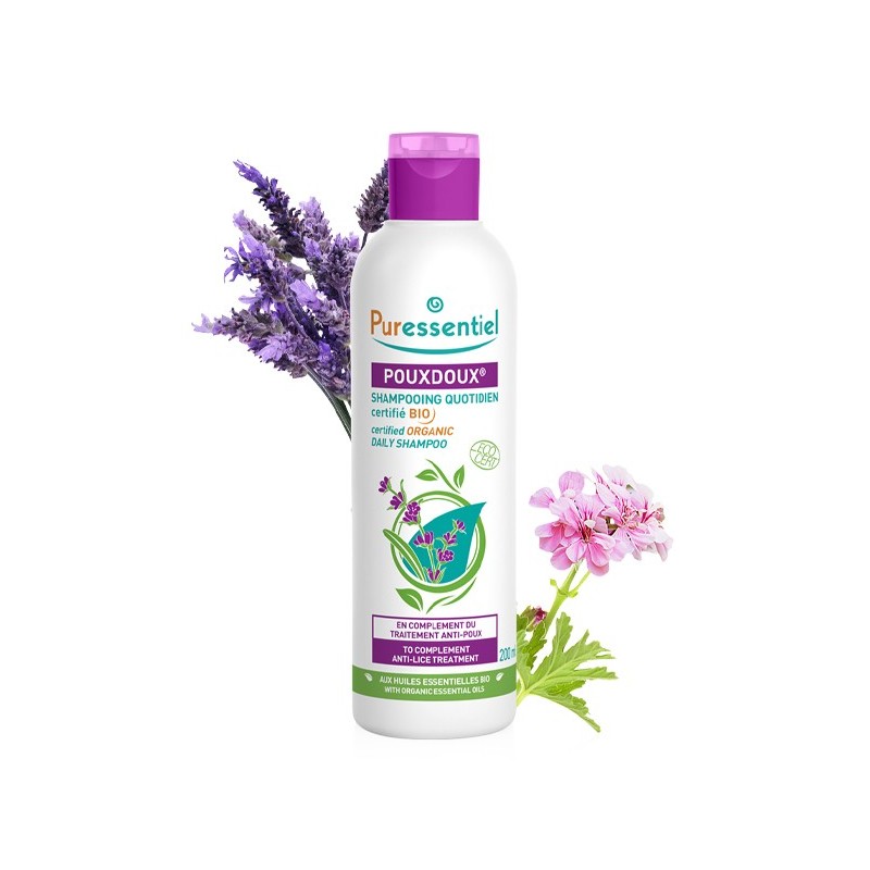 PURESSENTIEL POUXDOUX SHAMPOING QUOTIDIEN BIO 200 ML