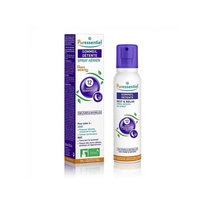 Puressentiel Sommeil detente Spray  12 Huiles Essentielles 200ml