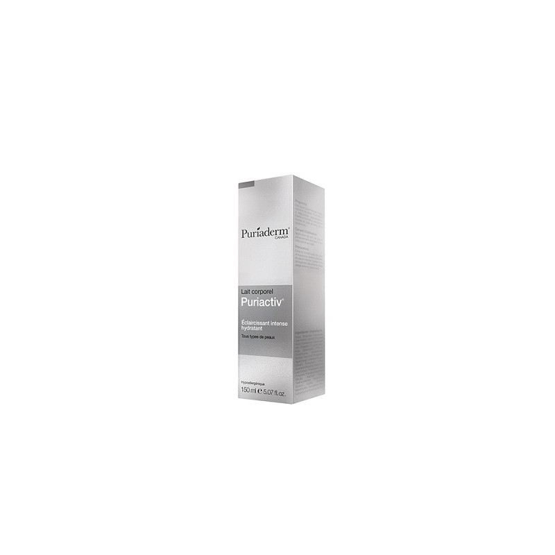 Puriaderm Puriactiv Lait Corporel Éclaircissant hydratant intense 150ml