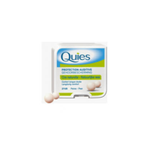 QUIES Protection Auditive Cire Naturelle Tube 2 Paires