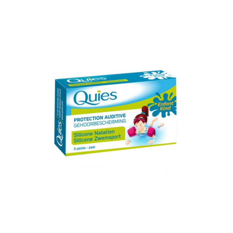 Quies Protection Enfant en silicone spécial natation – 6 paires