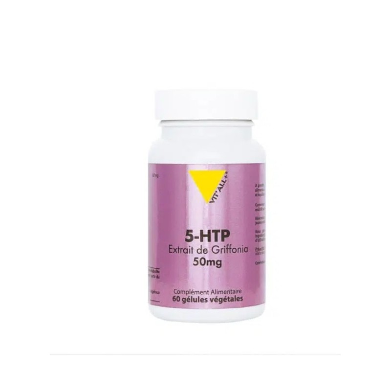 VITALL PLUS 5-HTP EXTRAIT DE GRIFFONIA 50MG