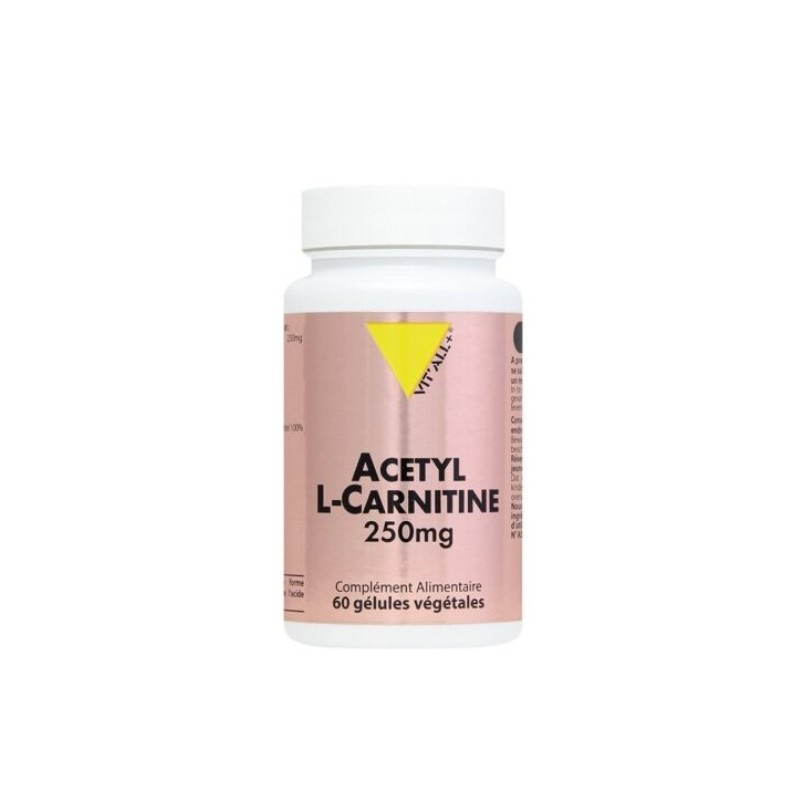 VITALL PLUS ACETYL L-CARNITINE 250MG 60 GELULES