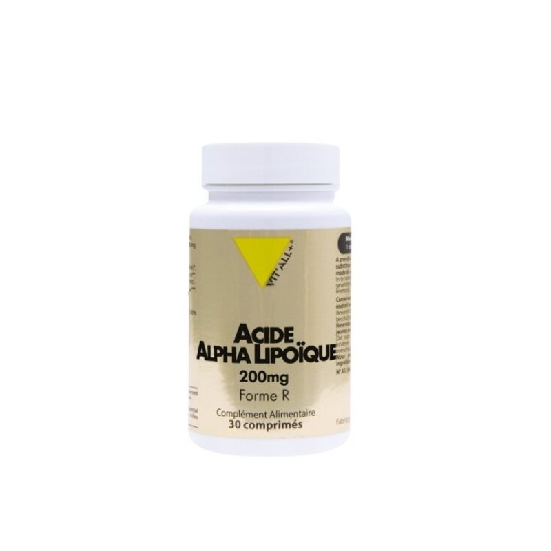 VITALL PLUS ACIDE ALPHA LIPOIQUE 200MG 30 COMPRIMES