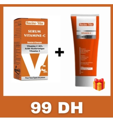 Racine Vita Serum Vitamine C 10ml+ Creme Eclat Vitamine C