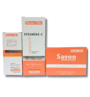 Racine-Vita Serum Vitamine C 20% – 10ml + Creme eclat Vit C+ savon
