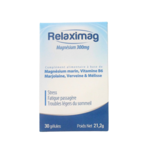 Relaximag Magnesium 300mg 30 Gelules