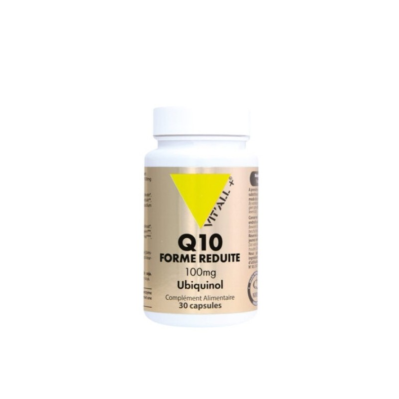 VITALL PLUS CO-ENZYME Q10 REDUIT 100MG 30 CAPSULES