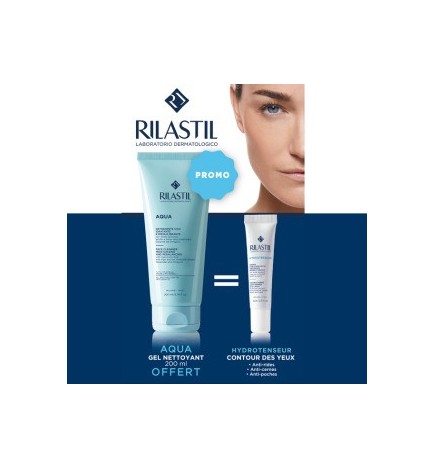 RILASTIL HYDROTENSEUR CRÈME CONTOUR DES YEUX 15 ml égal AQUA GEL NETTOYANT VISAGE OFFERT