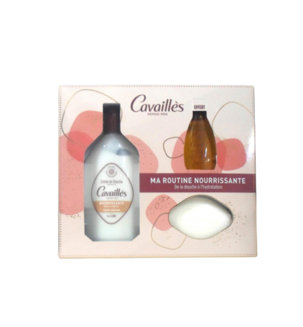 Roge Cavailles Coffret Nourissant Creme Douche + Savon Nourissant + Huile Surgras t