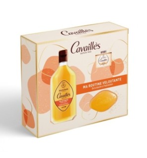 Roge Cavailles Coffret Veloutant  égal  Huile douche 250ml+ Savon + Creme Prelee