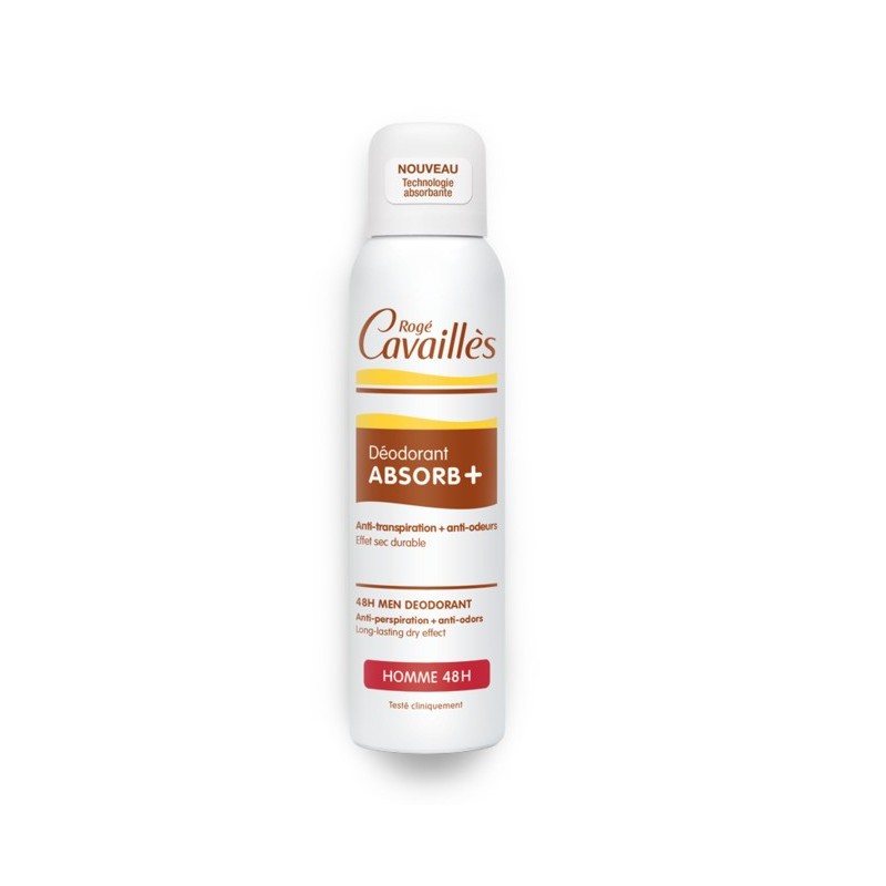 ROGE CAVAILLES DÉO ABSORB+ HOMME 48H SPRAY 150ML
