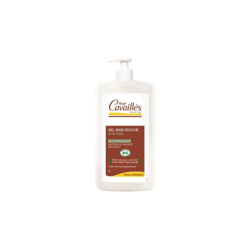Rogé Cavaillès Gel Bain Douche  – Aloé Véra 1L
