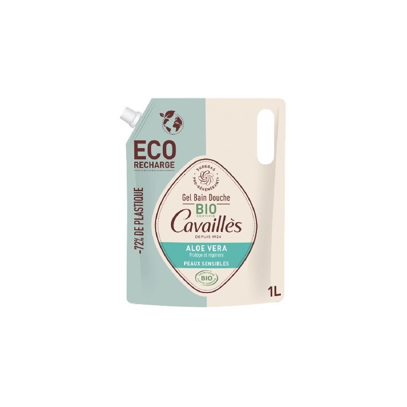 Rogé Cavaillès Gel bain douche Aloe Vera Eco-Recharge 1L