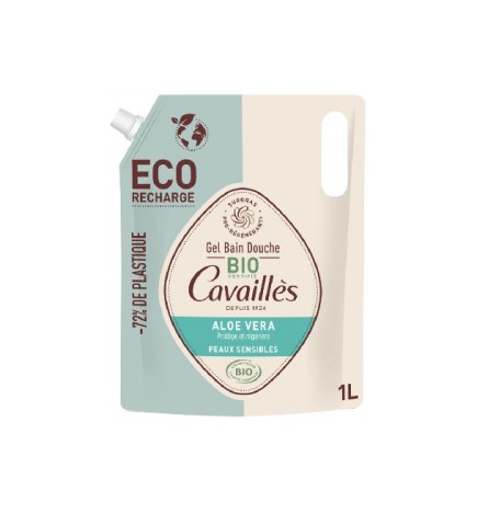 Rogé Cavaillès Gel bain douche Aloe Vera Eco-Recharge 1L