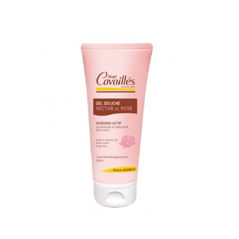 Rogé Cavaillès Gel Douche Surgras Extra-Doux Nectar de Rose 200 ml