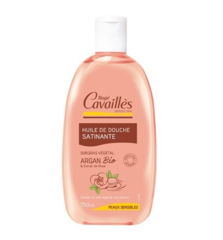 Rogé Cavaillès Huile de Douche Satinante Argan & Rose 750ml