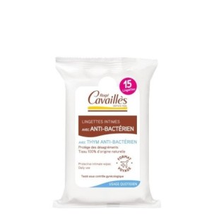 Rogé Cavailles Lingettes Anti Bactérien 15unités