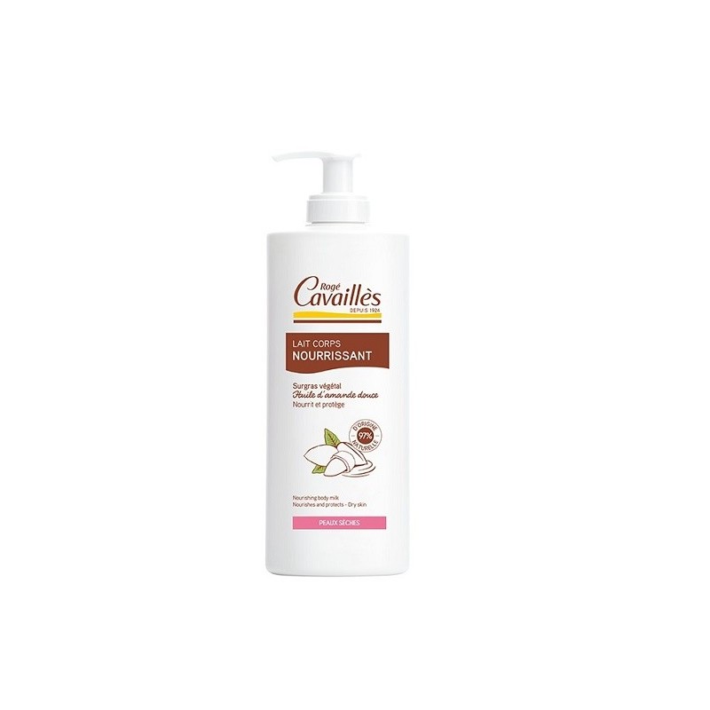 ROGE CAVAILLES NUTRISSANCE LAIT CORPS NOURRISSANT SURGRAS VITAMINE PEAUX SECHES 400ML