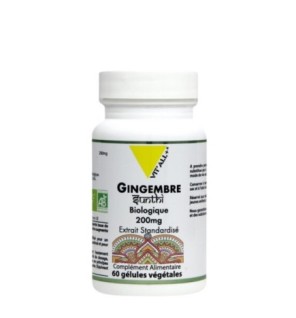 VITALL PLUS GINGEMBRE 200MG 60 GELULES