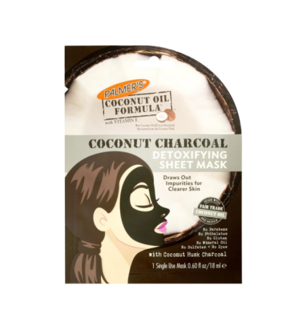 Palmer’s Masque Hydratant Coconut Oil & Charbon 20ml*6