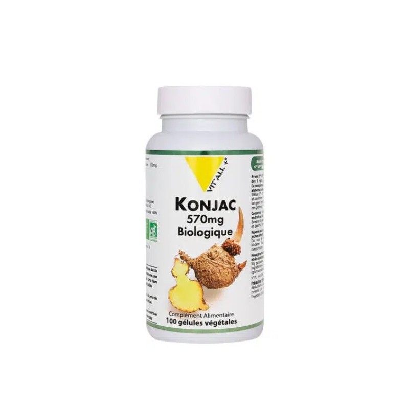 VITALL PLUS KONJAC 570MG 100 GELULES