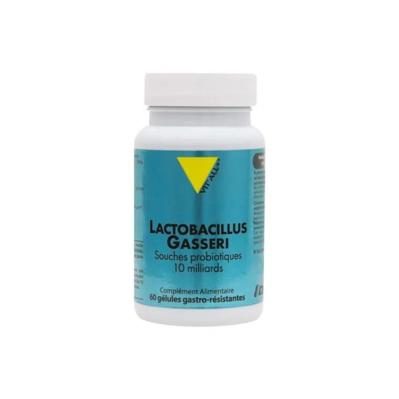 VITALL PLUS LACTOBACILLUS GASSERI 100MG 60 GELULES