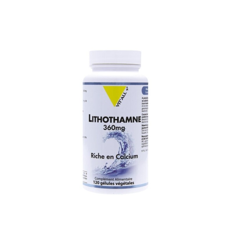 VITALL PLUS LITHOTHAMNE 360MG 120 GELULES