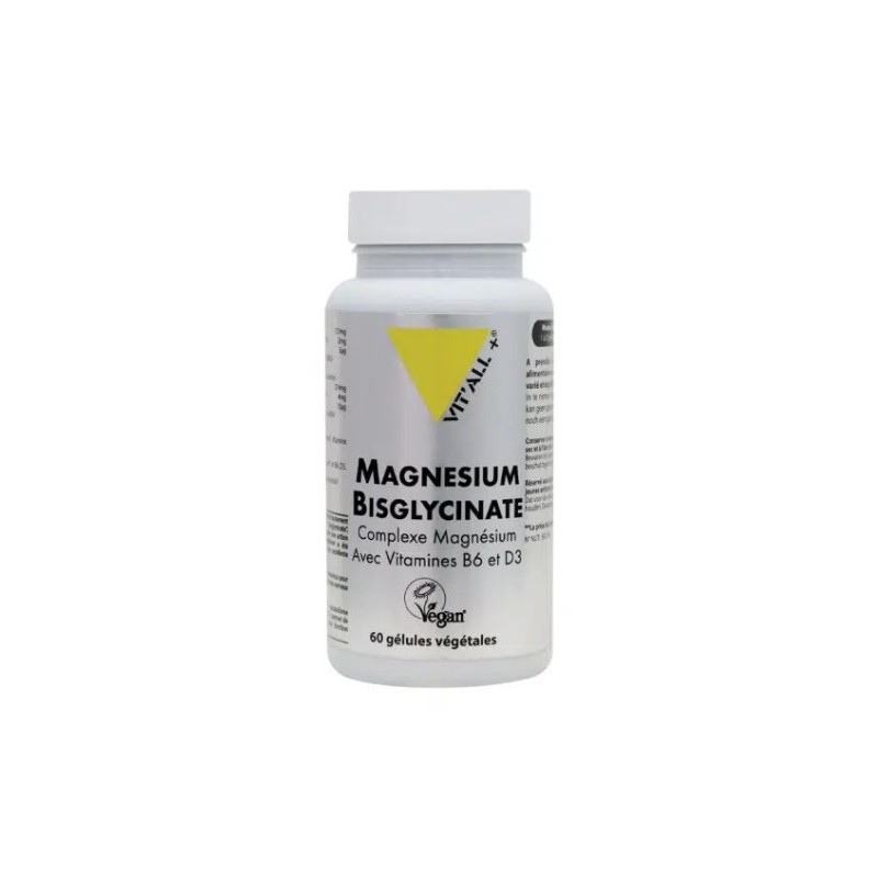 VITALL PLUS MAGNESIUM BISGLYCINATE 60 GELULES