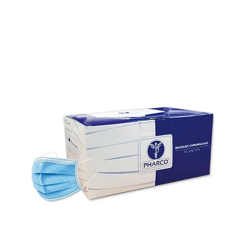 Pharco 50 Masques Chirurgicaux