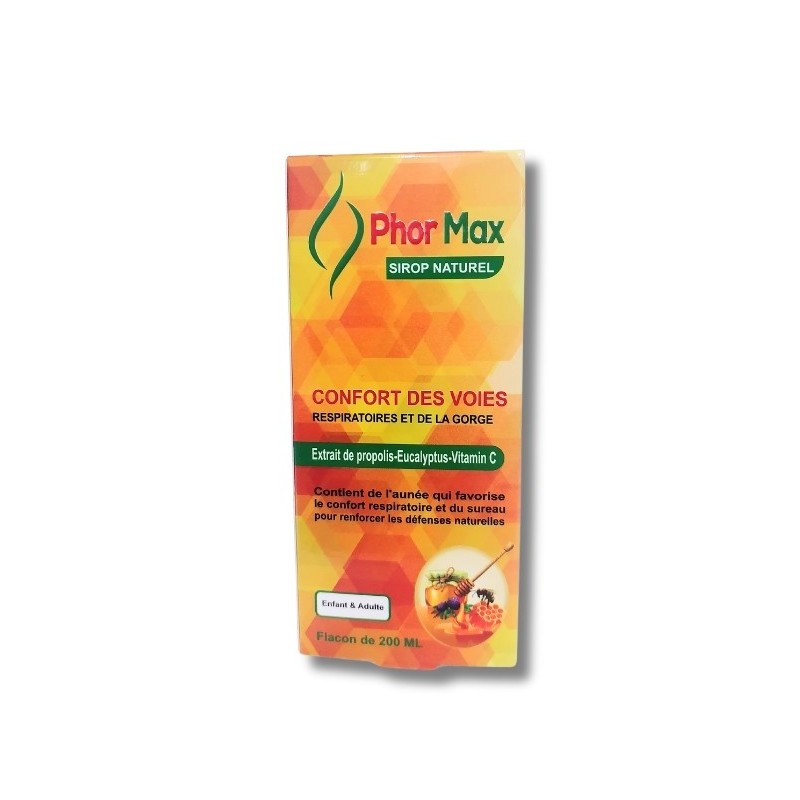Phormax Sirop Naturel Propolis Eucalyptus Vitamine C 200ml