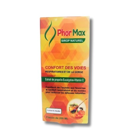 Phormax Sirop Naturel Propolis Eucalyptus Vitamine C 200ml